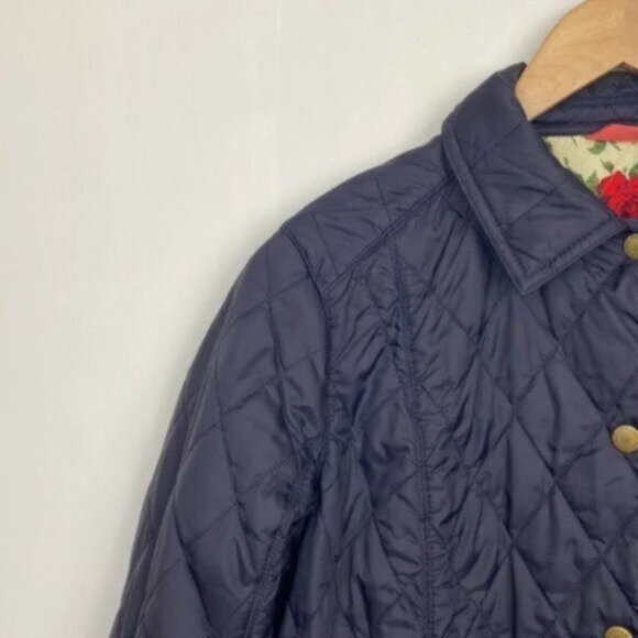Rare Barbour x Liberty 6 Newark Floral Roses Quilt Jacket Coat 10UK Vintage - Picture 5 of 10